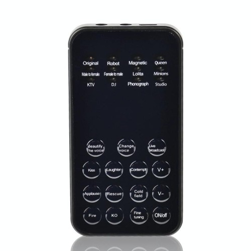 Mini cambia voce universale per schede audio per telefoni cellulari e computer