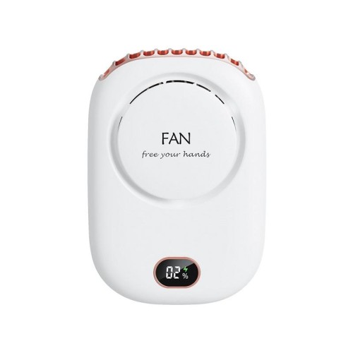 DQ203 Lazy Hanging Neck Fan USB Mini Desktop Large Wind Fan(Green)