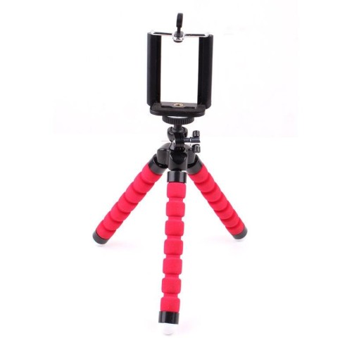 5 PCS Polpo Fotografia Photography Spugna Mobile Phone Stand Portable Lazy Regolabile Vibrato Live Treppiede Stand (Nero)