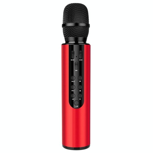 K3 Bluetooth 5.0 Karaoke Live Stereo Sound Bluetooth Bluetooth Microfono condensatore (rosa)