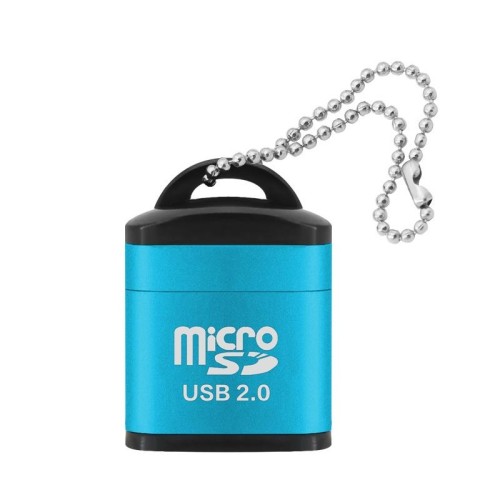 10 PZ 480 Mbps Mini Micro SD Card Card Telefono cellulare TF Lettore di schede di memoria ad alta velocità Computer Auto Speaker Card Reader (Purple)