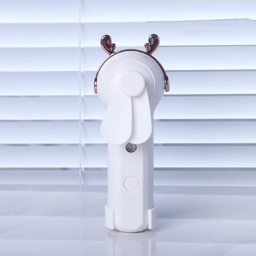 Dispositivo idratante portatile Ventilatore a pagamento Mini USB Carica Umidificazione spray Small Fan (M10 Blue Kitten)