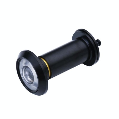 2 PCS Sicurezza porta cat Eye HD Lente in vetro da 200 gradi Angolo Anti-Tiny Hotel Occhi di porta dell'hotel, Specifica: 16mm Nero