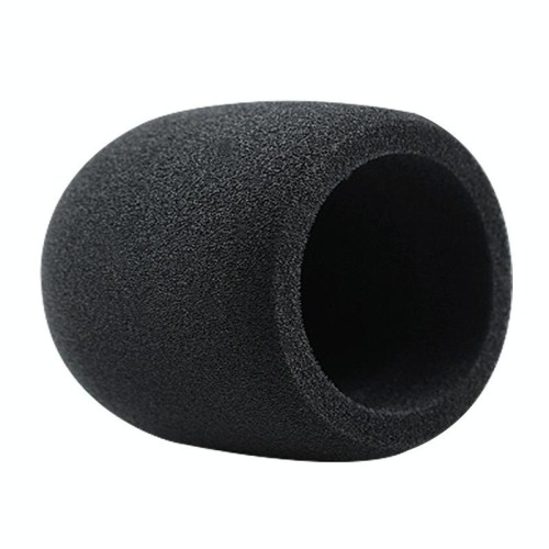 2 PZ Adatto per Audio-Technica AT2020 / Atr2500 / AT2035 Coperchio di spugna per microfono Blowout e coperchio del microfono antivento (nero)