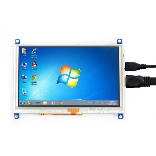 WAVESHARE 5 pollici HDMI LCD (G) touch screen 800x480 per Raspberry Pi supporta vari sistemi