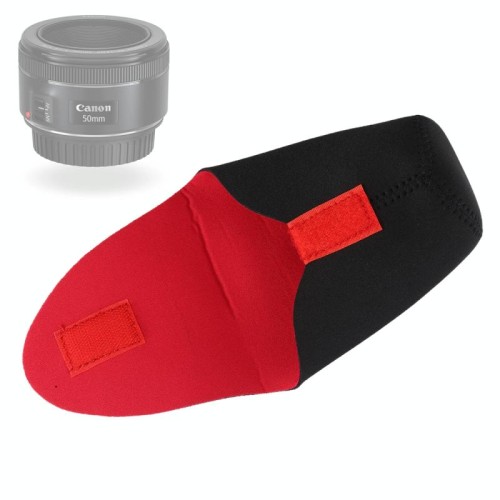 Pacchetto obiettivo fotocamera SLR Ispessimento Obiettivo in neoprene antiurto Custodia per custodia Deduzione adesiva, diametro: 65 mm, altezza: 100 mm