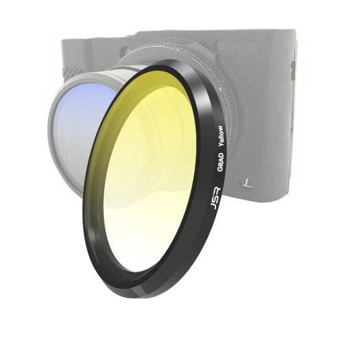 Filtro per lenti colorate sfumate JSR per Panasonic LUMIX LX10 (fumo sfumato)