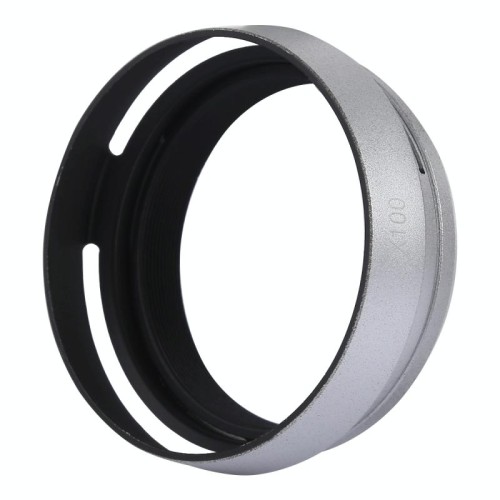 Paraluce in metallo ventilato da 49 mm per Fujifilm X100 (nero)