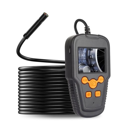 P60 A 8mm 1080p 2,4 pollici schermo IPS IP68 Impermeabile Endoscopio digitale HD, lunghezza: cavo rigido 5m