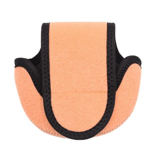 2 pezzi Acqua a forma di goccia a forma di pesca Cassa protettiva in neoprene Borsa a ruota di pesce (arancione)