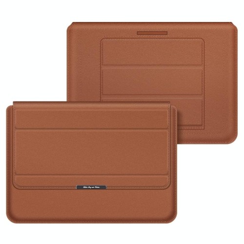 4 in 1 Supporto per laptop universale PU Borsa per laptop da polso impermeabile PU, dimensioni: 17 pollici (oro rosa)