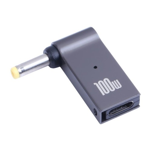 100W USB-C / Type-C femmina a DC 4.0x1.7mm Adattatore di ricarica per computer per Lenovo