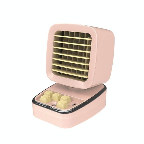 A5 Mini umidificante frigorifero Aria condizionata Ventola USB Home Desktop Ventola di raffreddamento ad acqua (ragazza rosa)