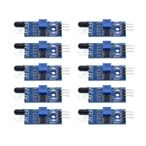 10 PCS INFRAROD SMART AUTO AUTO SENSORE SENSORE SENSORE PATOIOELLEECTRICO Sensore robot (6D9)
