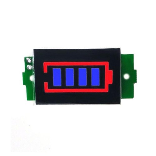 Modulo di visualizzazione del calibro carburante della batteria al litio (verde)