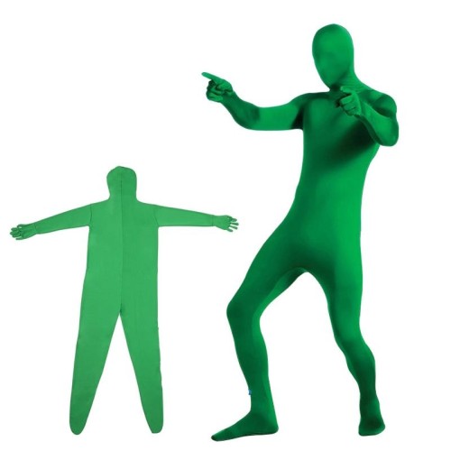 Photo Stretchy Body Green Screen Suit Video Video CHROMA Key Tuta stretta, Dimensioni: 180 cm (Blue Split)