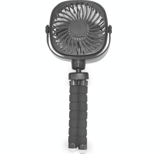Polopus Passeggino Deformation Fan Desktop Portatile Portatile Portatile USB Piccolo ventilatore, Colore: 2200mAh Nero