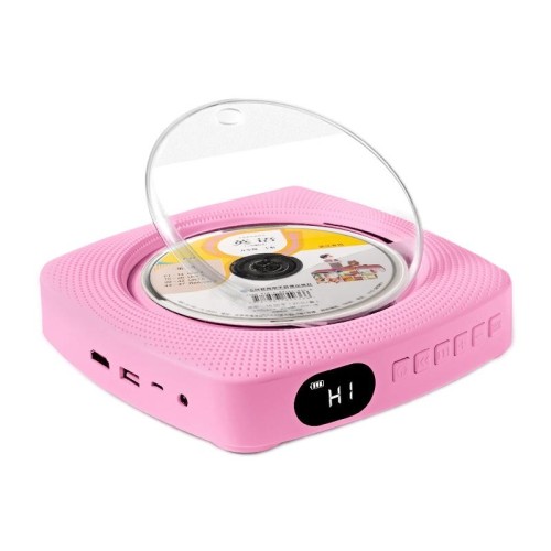 Kecag KC-609 Lettore DVD domestico da parete Lettore CD Bluetooth, Specifiche: Versione CD + (Nero)