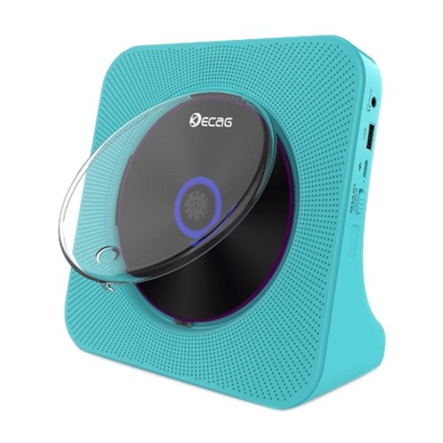 Lettore CD per album di dischi musicali Bluetooth retrò Kecag KC-806, specifica: versione ricaricabile (blu)