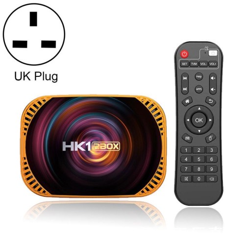 HK1RBOX X4 TV Box 4K, Android 11, CPU Amlogic S905X4 con RC, 4GB+64GB (spina UE)