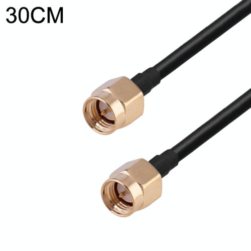 Cavo adattatore coassiale RF SMA maschio a SMA maschio RG174, lunghezza: 30 cm