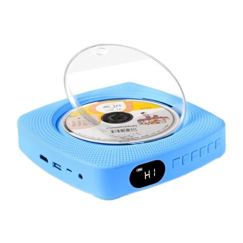 Kecag KC-609 Lettore DVD domestico da parete Lettore CD Bluetooth, specifica: versione CD + non collegato alla TV + versione plug-in (nero)