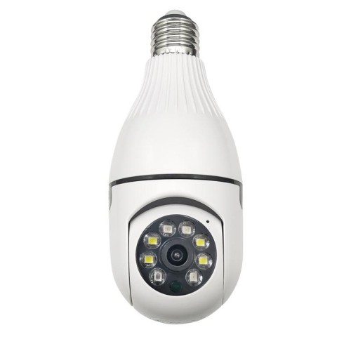Fotocamera con lampadina Smart WiFi HD da 360 gradi da 3 MP