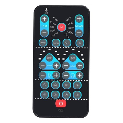 M10 Scheda audio per computer portatile Mini Voice Changer K Registrazione di brani Bluetooth Voice Changer