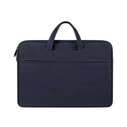 Borsa per laptop antiurto impermeabile ST01 di grande capacità, dimensioni: 15,6 pollici (blu navy)