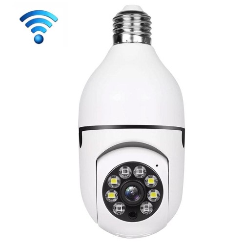 A6 2MP HD Lampadina WiFi Camera Support Motion Detection/Audio bidirezionale/Visione notturna/scheda TF con scheda di memoria 16G
