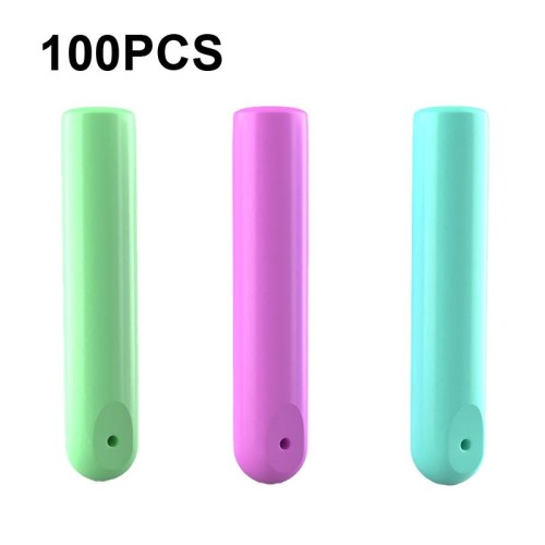 100 PZ Sedile galleggiante in silicone Accessori piccoli per la pesca, Dimensioni: Grande (consegna casuale a colori)