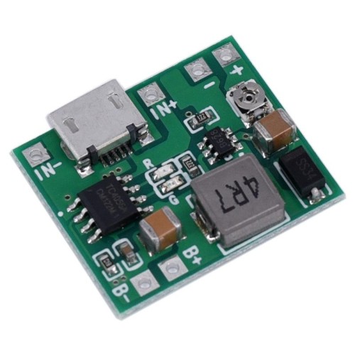 M-TY01 3pcs 3.7V 18650 batteria al litio a cella singola modulo convertitore di tensione boost regolabile con circuito di ricarica