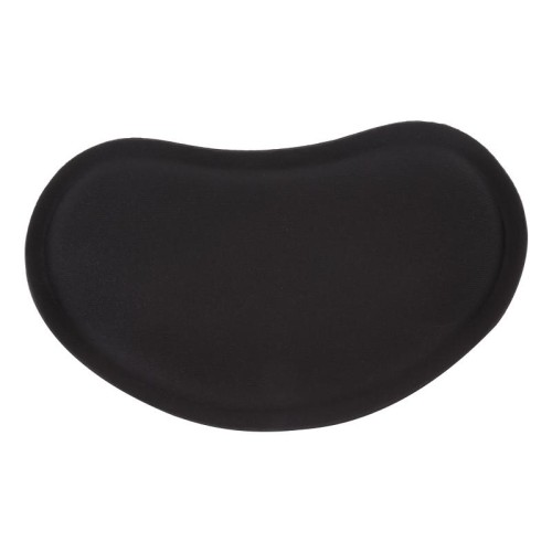 Supporto per mouse con protezione da polso in memory foam (nero)