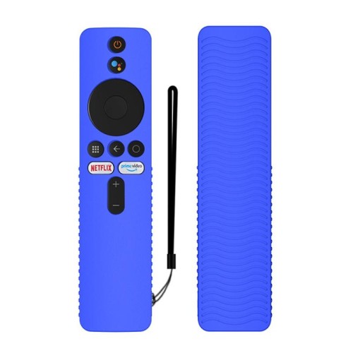 Per Xiaomi 4K TV Stick Y48 Custodia protettiva in silicone anti-caduta per telecomando (blu luminoso)