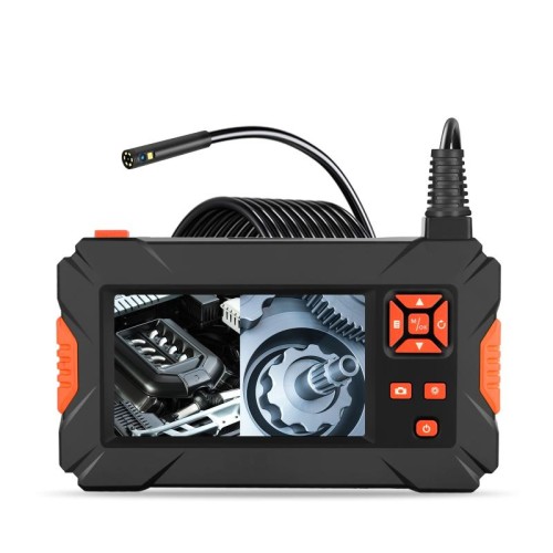 P130 Doppia fotocamera da 5,5 mm da 4,3 pollici con endoscopio a schermo, lunghezza: 10 m