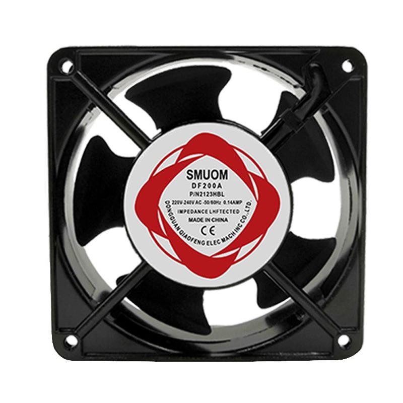 Ventola di raffreddamento per scarico fumi a saldare da 12 cm 220 V (nero)