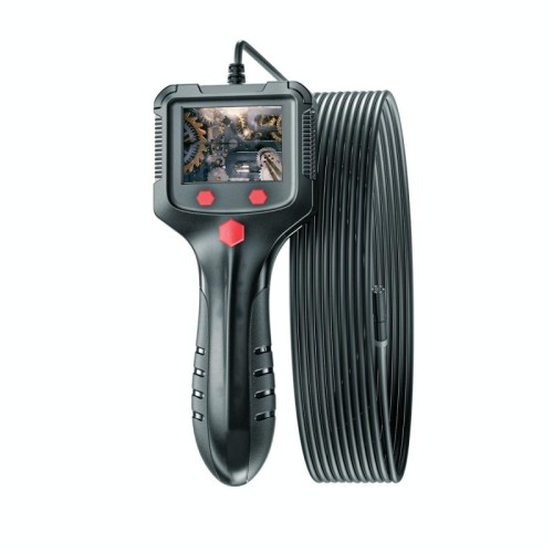 Endoscopio portatile P100 5,5 mm 2,4 pollici HD Hardline con schermo LCD, lunghezza: 50 m