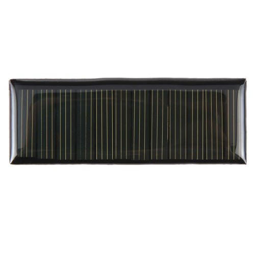 6V 0.2W 60mAh 70 x 25mm DIY Sun Power Batteria Modulo pannello solare Cella