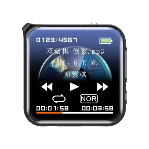 JNN M30 Lettore e-book MP3 con controllo della riduzione del rumore dello schermo HD da 1,44 pollici, memoria: 32 GB