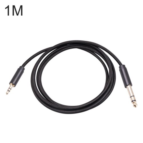 3662BK Cavo audio stereo maschio da 3,5 mm a maschio da 6,35 mm, lunghezza: 1 m