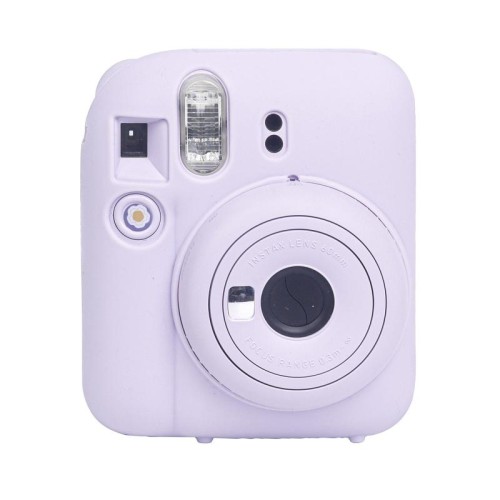Per FUJIFILM instax mini 12 Custodia protettiva per fotocamera in silicone morbido (blu scuro viola)