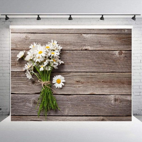 Panno di sfondo per fotografia di simulazione 3D con venature del legno da 1,25x0,8 m, stile: C-2283