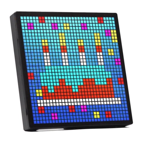 ID32 Pubblicità Desktop Sveglia dinamica Pixel Schermo Display IDM Art Schermo cartoon in stile cyberpunk