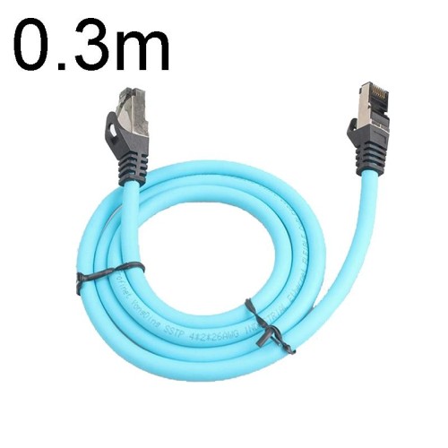 Cavo Ethernet industriale Gigabit doppia schermatura CAT5 da 0,3 m Cavo a banda larga ad alta velocità