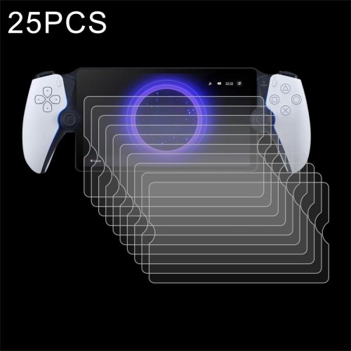 Per Sony PS5 PlayStation Portal Remote 25 pezzi 9H 0,3 mm Pellicola in vetro temperato antideflagrante