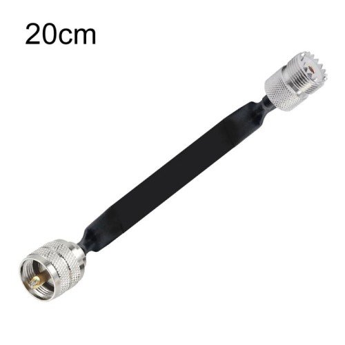 Cavo coassiale RF piatto passante per finestra/porta Prolunga coassiale RF UHF 50 Ohm, lunghezza: 20 cm (maschio a femmina)