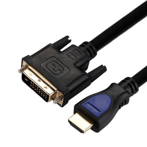 Cavo HD bidirezionale da HDMI a DVI 24+1P 1080P da 1,5 m per collegare il computer al monitor