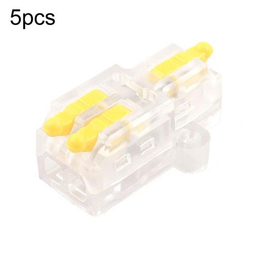 D1-2T Morsettiera a connessione rapida con splitter per collegamento mini cavo a pressione (blu)