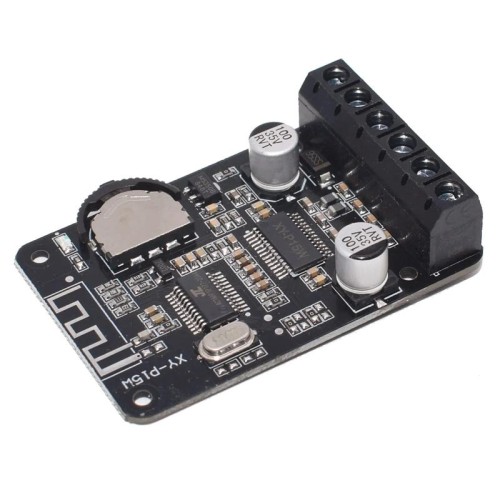 XY-P15W 10W/15W/20W Scheda amplificatore stereo Bluetooth Modulo amplificatore digitale 12V/24V (piastra nuda)