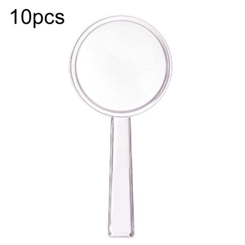 Lente d'ingrandimento per bambini HD portatile integrata trasparente in plastica da 28 mm 10 pezzi 3X